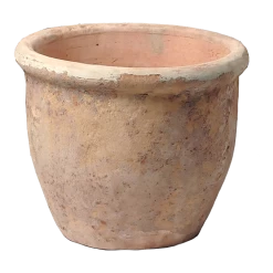 Bloempot Aged Hp001 - D30 X H25cm - Oranje