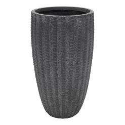 Bloempot Arkansas High Vase - D44 X H77cm - Donkergrijs