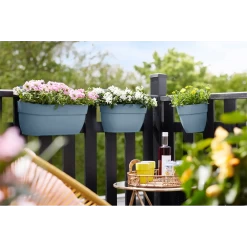 Elho Balkonbak Vibia Campana Easy Hanger Large - Vintage Blauw -Warentuin balkonbak vibia campana easy hanger large vintage blauw balkonbak vintage blauw 5 1