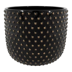 Bloempot Bolino - D24 X H21cm - Shiny Black