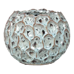 Bloempot Brussel - D19 X H15cm - Groen