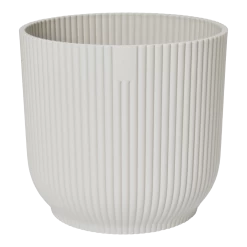 Bloempot Elho Vibes Fold Rond Wielen - D35 X H32cm - Zijdewit