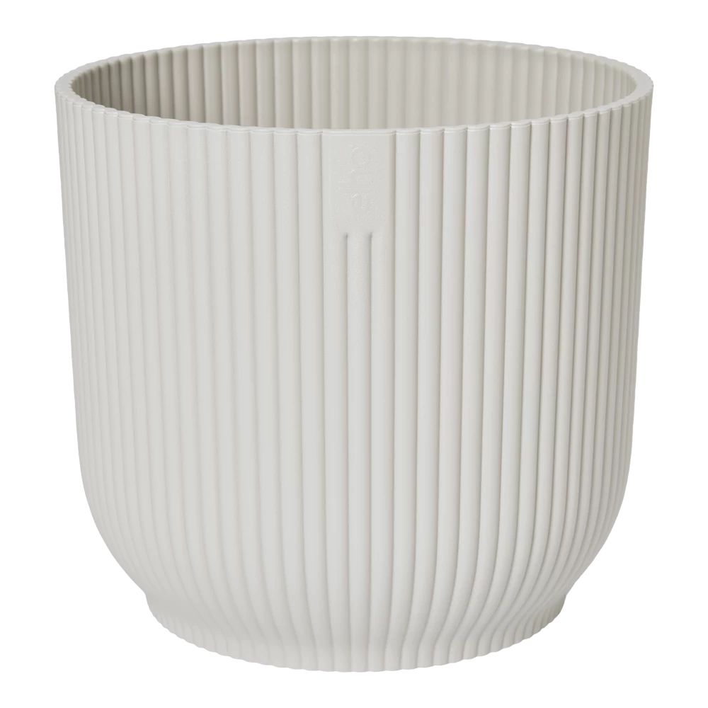 Bloempot Elho Vibes Fold Rond Wielen - D35 X H32cm - Zijdewit