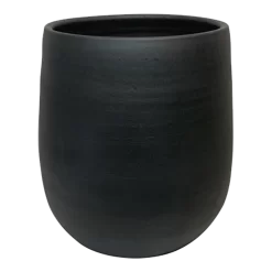 Bloempot Hamelton - D34 X H30cm - Mat Zwart