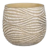 Bloempot Hendrick - D19 X H17cm - Creme