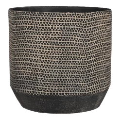 Bloempot Jack - D21 X H19,5cm - Zwart