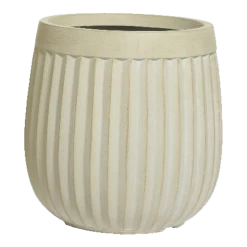 Bloempot Laura - D23 X H23cm - Off White