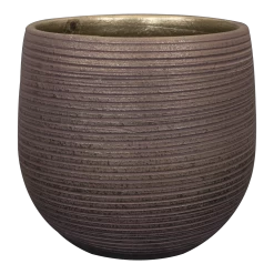 Bloempot Lydia - D26 X H26cm - Shiny Purple