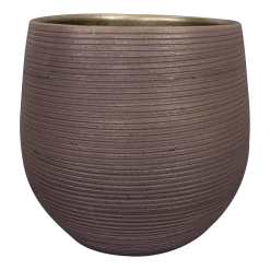 Bloempot Lydia - D36 X H32cm - Shiny Purple