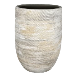 Bloempot Miami Hoog - D26 X H40cm - Grijs