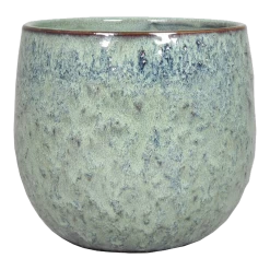 Bloempot Sierra - D16,5 X H13,5cm - Turquoise