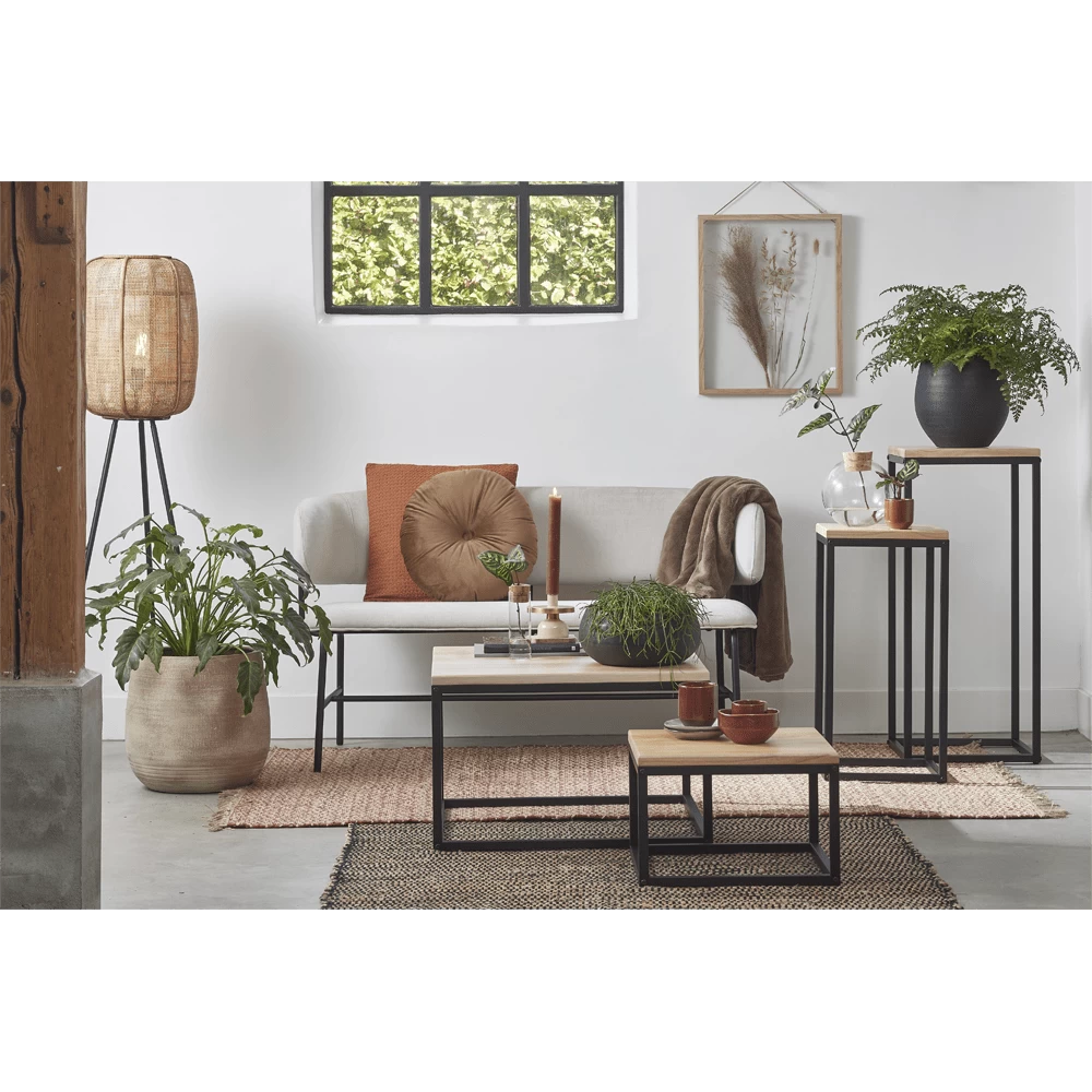 Bloempot Victor - H45 X D49cm - Donker Bruin - Afbeelding 2