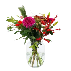 Boeket Liefdevolle Kerst Middel