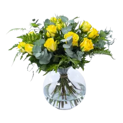 Boeket Rosa Geel Middel