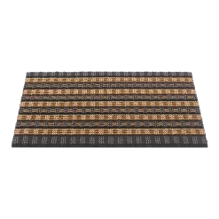 HAMAT Buitenmat Quardo Scrape - 80x50cm - Zwart/Naturel - Deurmat