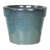 Bloempot Glazed Basic Celadon - D27 X H20cm - Blauw