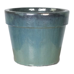 Bloempot Glazed Basic Celadon - D47 X H39cm - Blauw