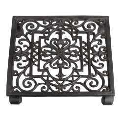 Indoor Gietijzeren Vierkante Plantentrolley L - Esschert's Garden