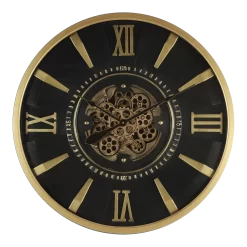 Klok Devon Goud U00f8 80 Cm - Wandklok