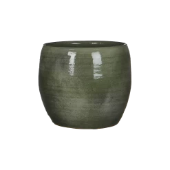 Bloempot Lester - D20 X H18cm - Groen