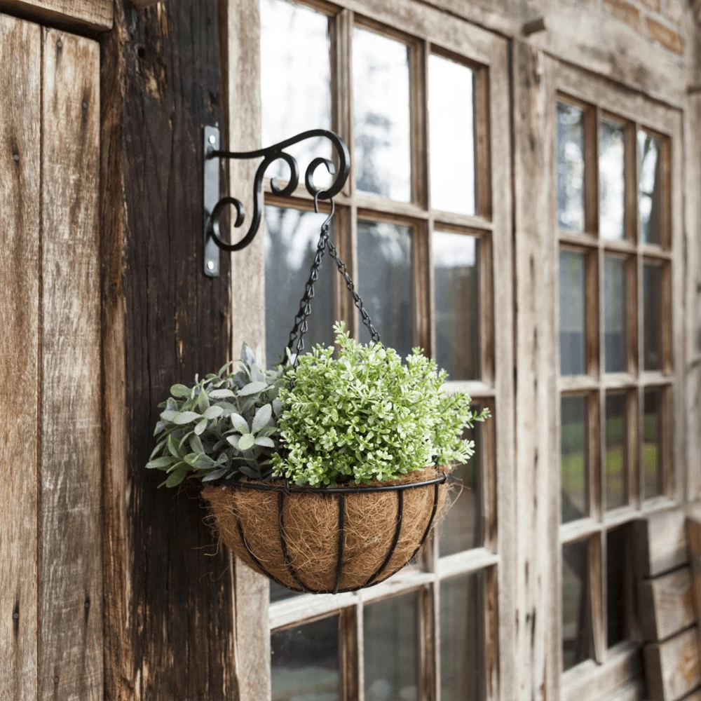 Metalen Hanging Basket 30cm - Incl. Ketting En Kokosinlegvel - Afbeelding 3