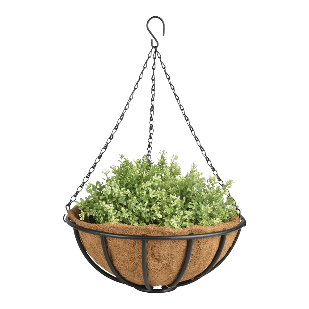 Metalen Hanging Basket 35cm - Incl. Ketting En Kokosinlegvel - Afbeelding 2