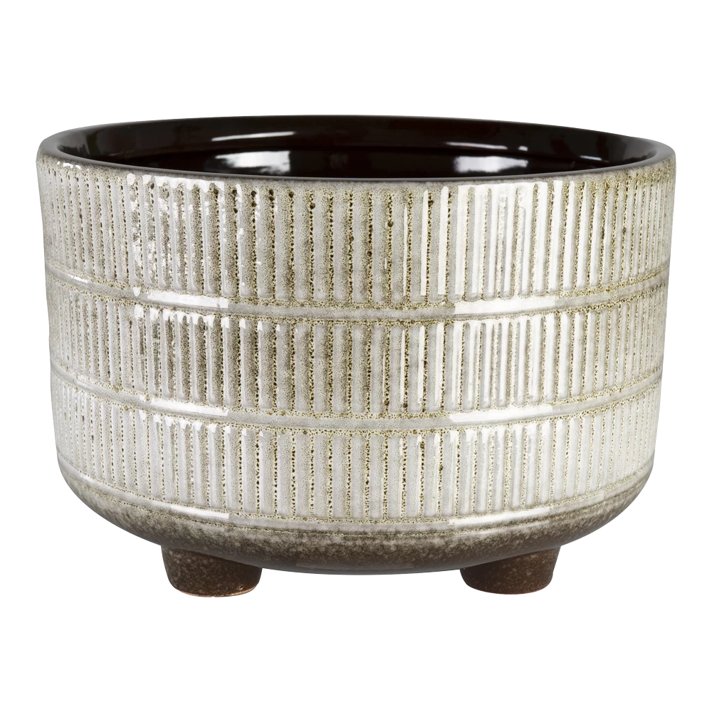 Plantenschaal Denise - D21 X H14cm - Off White 1 Plantenschaal Denise - D21 X H14cm - Off White