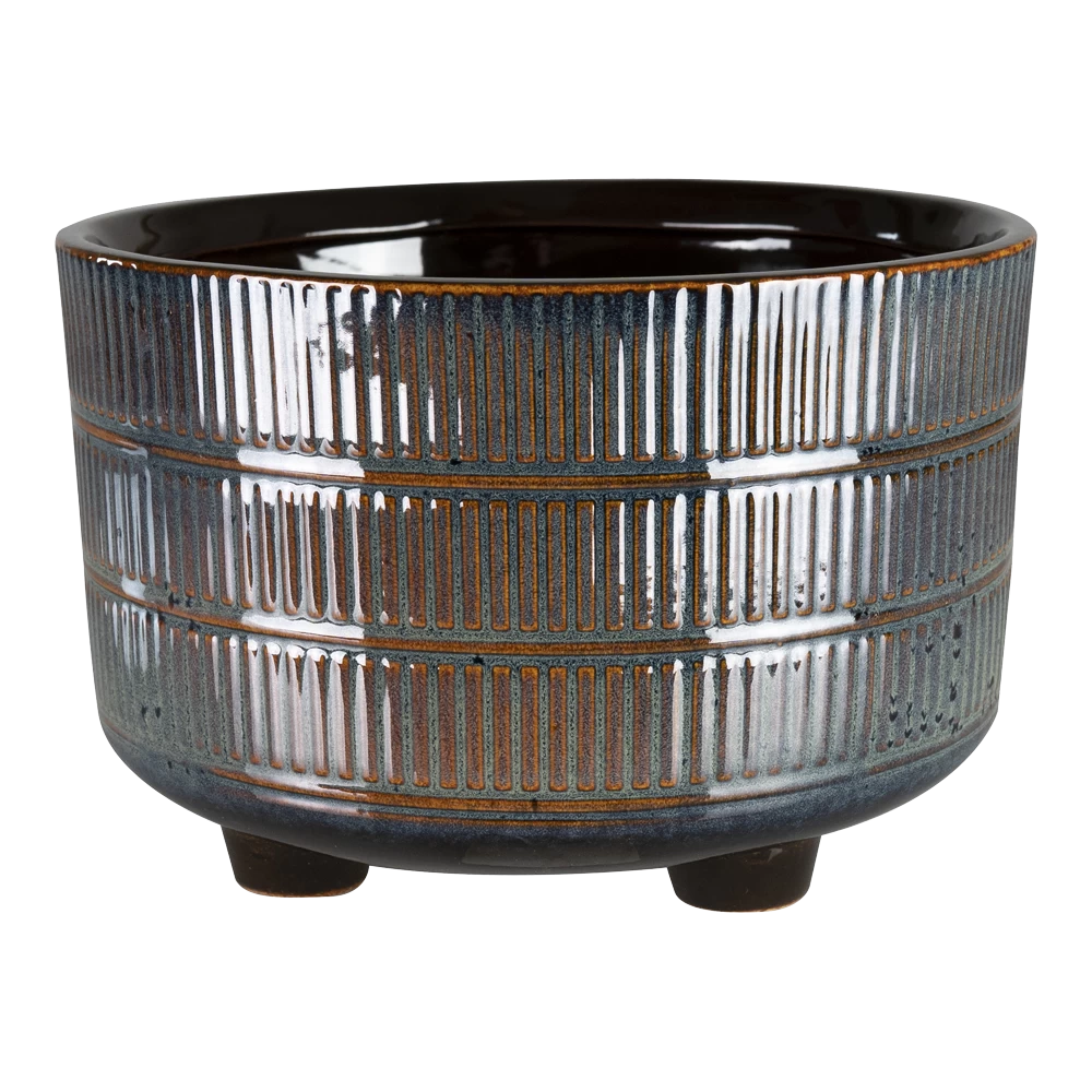 Plantenschaal Denise - D21 X H14cm - Sky Blue 1 Plantenschaal Denise - D21 X H14cm - Sky Blue