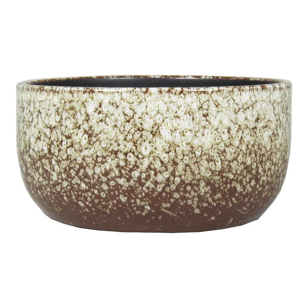 Plantenschaal Sepp - D35 X H17cm - Wit 1 Plantenschaal Sepp - D35 X H17cm - Wit