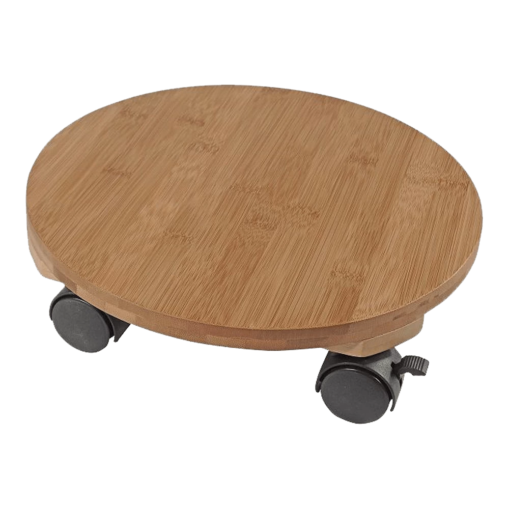 Plantentrolley Rond HKC - 30cm - Naturel - Max. 50kg - Nature 1 Plantentrolley Rond HKC - 30cm - Naturel - Max. 50kg - Nature