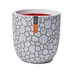 Capi Bloempot Bol Nature Clay NL - D43 X H41cm - Ivoor