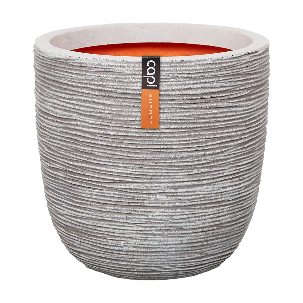 Capi Bloempot Bol Nature Rib NL - D43 X H41cm - Ivoor 1 Capi Bloempot Bol Nature Rib NL - D43 X H41cm - Ivoor