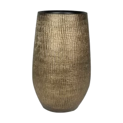 Bloempot Ryan Hoog - D18 X H30cm - Shiny Gold