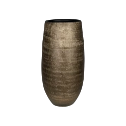 Bloempot Ryan Hoog - D19 X H50cm - Shiny Gold