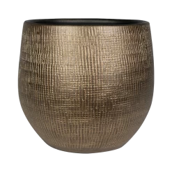 Bloempot Ryan - D36 X H32cm - Shiny Gold