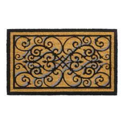 HAMAT Ruco Design Vloermat - 75x45cm - Zwart/Bruin - Deurmat