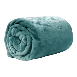 Unique Living Plaid Enzo - 130x180cm - Mineral Blue