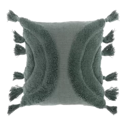 Unique Living Sierkussen Brody - 45x45cm - Laurel Green