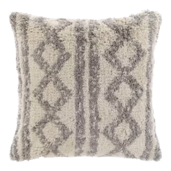 Unique Living Sierkussen Elliot - 45x45cm - Chateau Grey