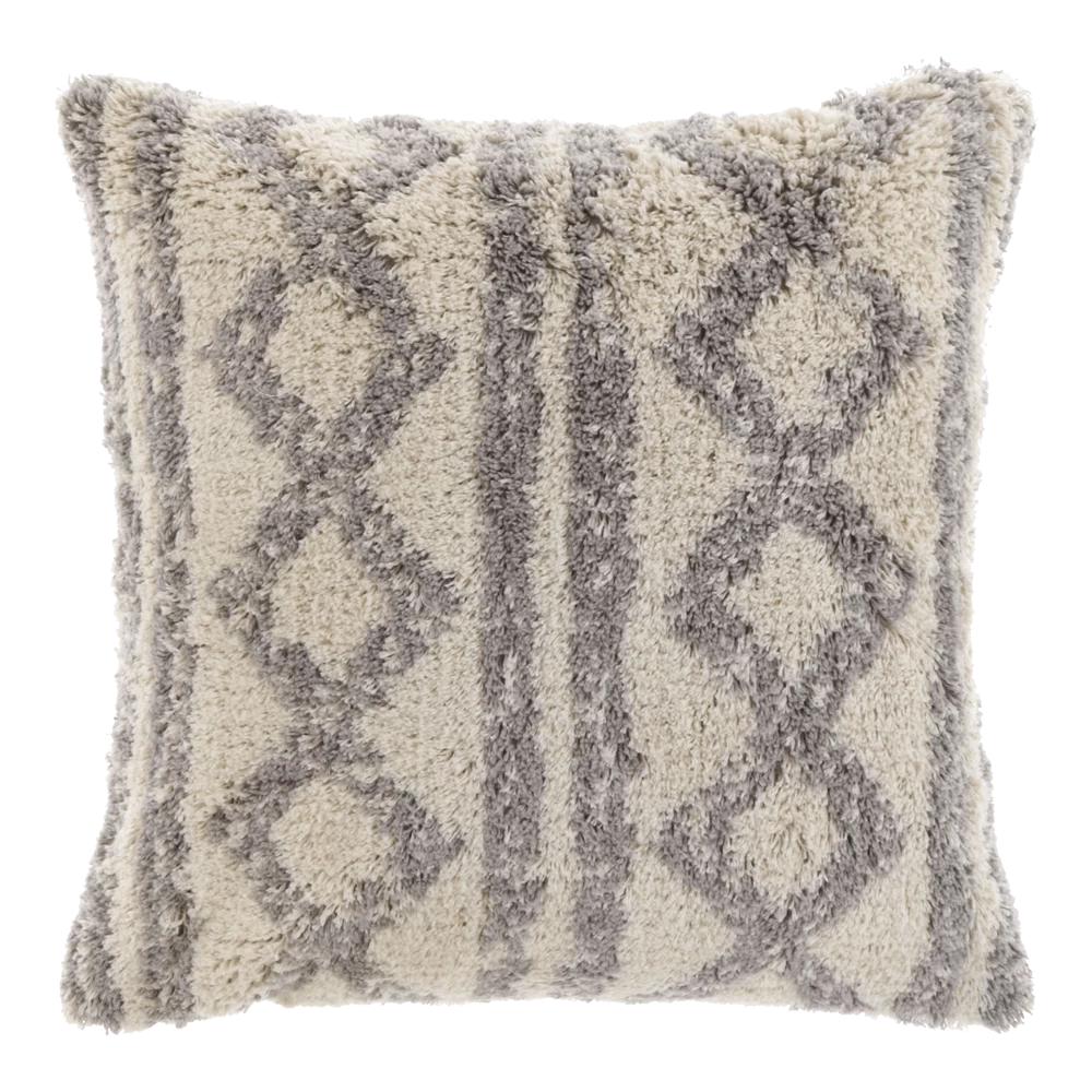 Unique Living Sierkussen Elliot - 45x45cm - Chateau Grey 1 Unique Living Sierkussen Elliot - 45x45cm - Chateau Grey