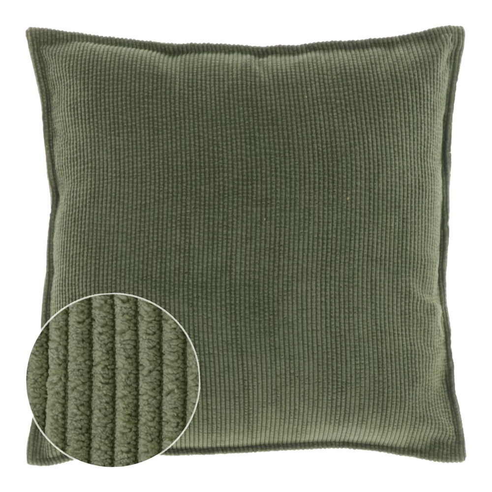 Unique Living Sierkussen Janna - 45x45cm - Deep Green 1 Unique Living Sierkussen Janna - 45x45cm - Deep Green