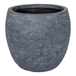 Bloempot Utah Bullet - D23 X H20.5 - Donkergrijs