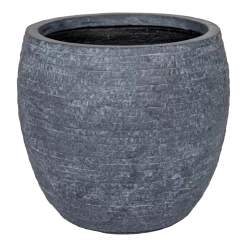 Bloempot Utah Bullet - D44 X H39 - Donkergrijs