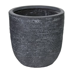 Bloempot Utah Egg - D55 X H51cm - Donkergrijs