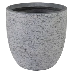 Bloempot Utah Egg Washed - D34 X H33cm - Grijs