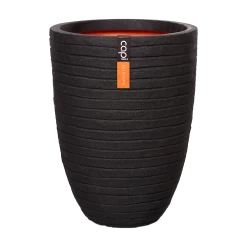 Capi Bloempot Nature Elegant Row NL - D46 X H58cm - Zwart