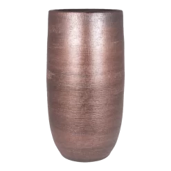 Bloempot Mira Hoog - D26 X H50cm - Koper
