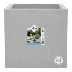 Elho Vivo Next Vierkant Wielen 30cm - Warm Grijs -Warentuin vivo next vierkant wielen 30cm warm grijs 5 1