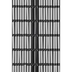 Vliegengordijn Banen - Wit/Zwart/Zilver - 90 X 210cm - Sun-Arts -Warentuin vliegengordijn banen wit zwart zilver 90 x 210cm sun arts 90 2 2