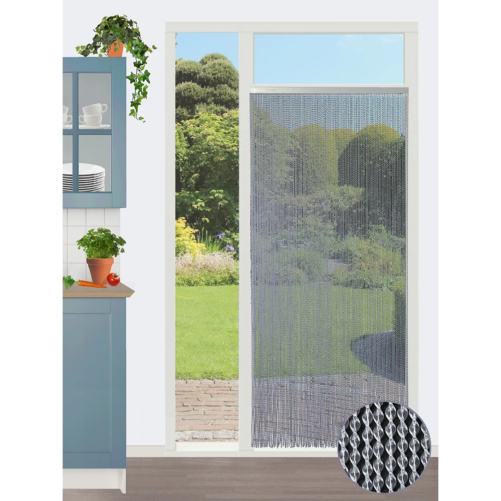 Vliegengordijn Evora - Transparant - 90 X 210cm - Sun-Arts - Afbeelding 4